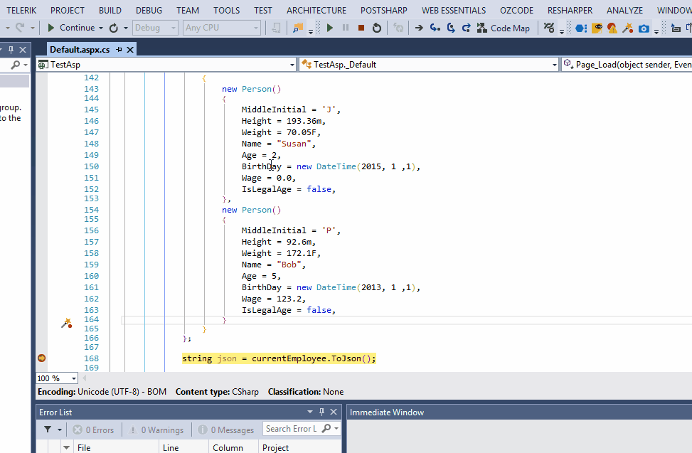 Visual Studio 2019 extension - Object Exporter