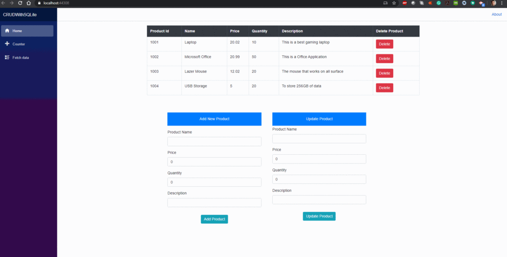 Blazor Server Crud App Using Visual Studio Code Dev Community