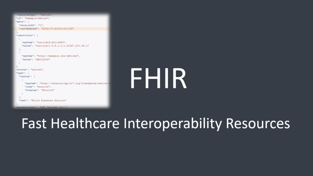 Healthcare Interoperability: Exploring the Potential of the FHIR Device Resource 1 FHIR Device Resource