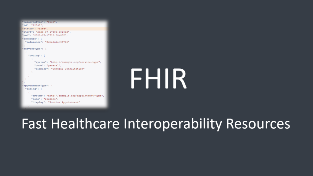 Healthcare Interoperability: Exploring the Potential of the FHIR Slot Resource 1 fhir slot resource