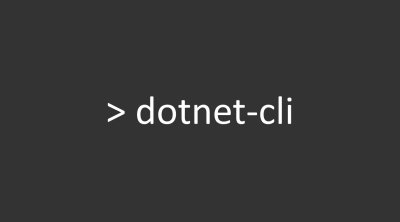 console application using dotnet cli