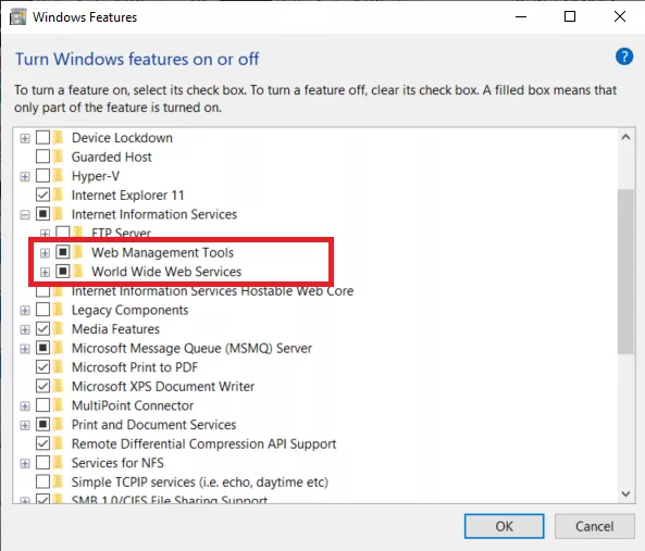 visual studio publish to iis 10