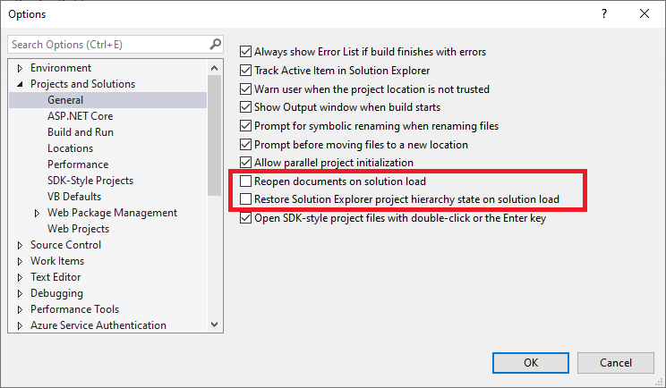Top 10 Productivity Tips and Tricks in Visual Studio 2019 11 Productivity Tips and Tricks in Visual Studio 2019 increase solution load time