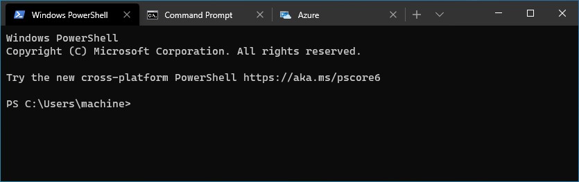 How to Install Windows Terminal in Windows 10 2 Install Windows Terminal - Tab UI