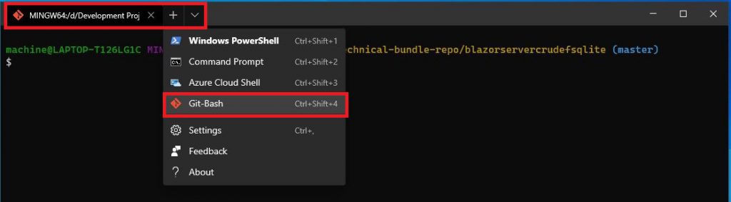 Add Git Bash to Windows Terminal Add icon